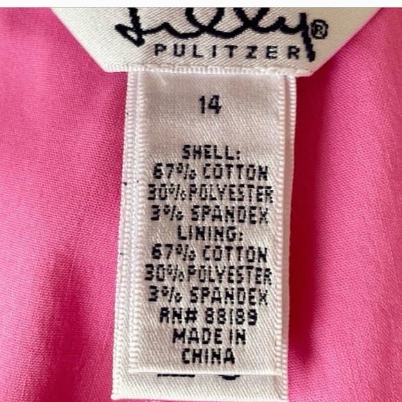 Lilly Pulitzer Pink Skirt Size 14 - Picture 5 of 5